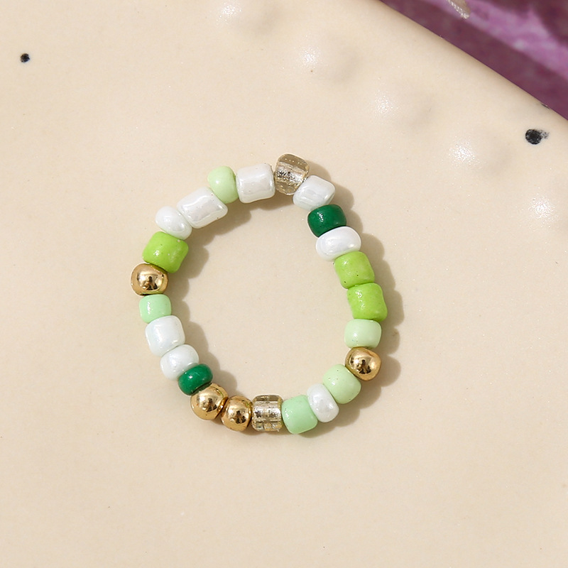 5pc Assorted Random Flower Rings Set
